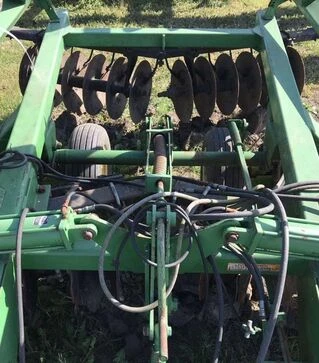 Борона дискова John Deere 630, 7,8 м, з гладкими та вирізними дисками, б/в