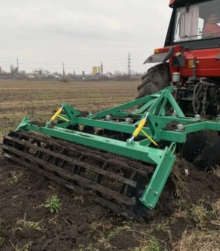 Борона дискова БМЗ АГ-2,1-20 зі смуговим котком, підшипниковий вузол з корончатою гайкою