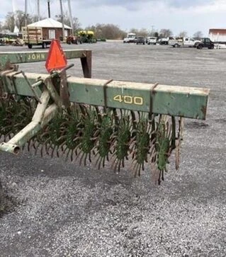 Борона ротаційна John Deere 400, 9,1 м, з опорними колесами, б/в