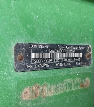 Опрыскиватель самоходный John Deere R4045, 2016 г.в, 3311 м/ч, б/у