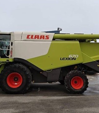 Зернозбиральний комбайн Claas Lexion 670, 2016 р.в, 2510 м/год, б/в