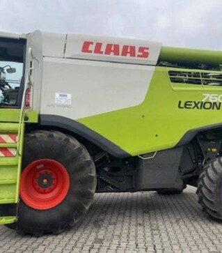 Зерноуборочный комбайн Claas Lexion 760, 530 л.с, 2013 г.в, 2123 м/ч, б/у