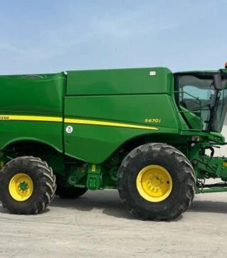 Зерноуборочный комбайн John Deere S 670i, 2012 г.в, 3530 м/ч, б/у