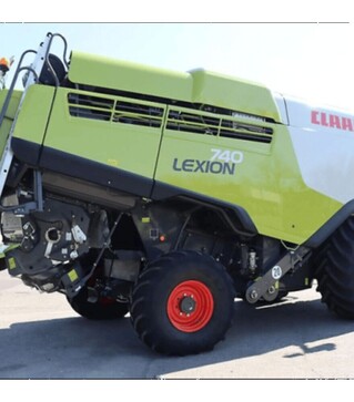 Зерноуборочный комбайн Claas Lexion 740, 2017 г.в, 1104 м/ч, б/у