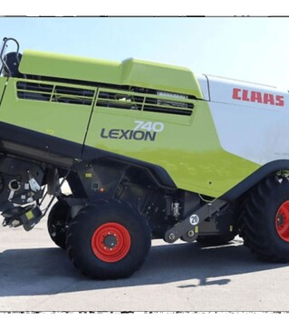Зерноуборочный комбайн Claas Lexion 740, 2017 г.в, 1104 м/ч, б/у