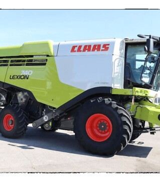 Зерноуборочный комбайн Claas Lexion 740, 2017 г.в, 1104 м/ч, б/у