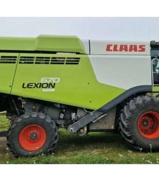Зернозбиральний комбайн Claas Lexion 670, 2018 р.в, 1664 м/год, б/в