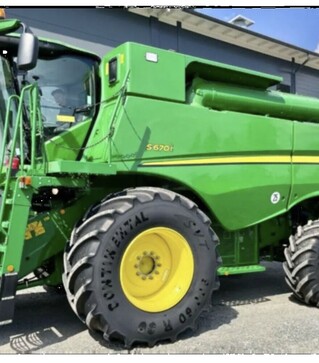 Зерноуборочный комбайн John Deere S670i, 2014 г.в, 1100 м/ч, б/у
