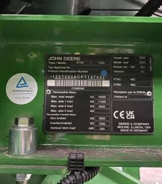 Зернозбиральний комбайн John Deere T550i, 2023 р.в, 140 м/год, б/в