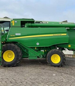 Зерноуборочный комбайн John Deere T670i, 2020 г.в, 1348 м/ч, б/у
