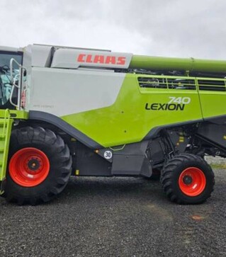 Зерноуборочный комбайн Claas Lexion 740, 2018 г.в, 1839 м/ч, б/у