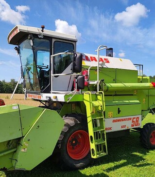Зерноуборочный комбайн Claas Dominator 58S, 2000 г.в, 2659 м/ч, б/у