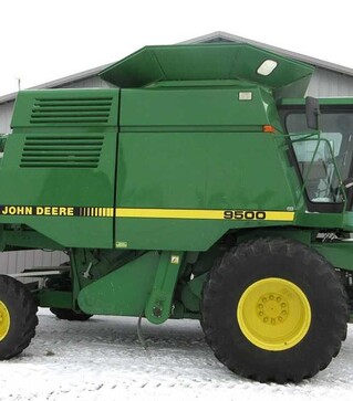 Зерноуборочный комбайн John Deere 9500, 1990 г.в, 5785 м/ч, б/у