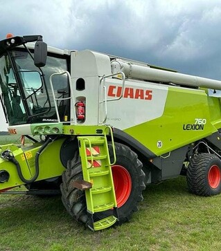 Зерноуборочный комбайн Claas Lexion 760, 2011 г.в, 2155 м/ч, б/у