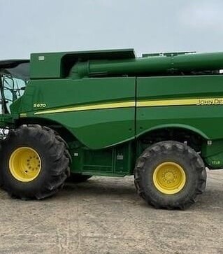 Зерноуборочный комбайн John Deere S670, 2015 г.в, 2606 м/ч, б/у