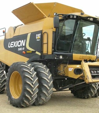 Зерноуборочный комбайн CAT Lexion 580R, 2010 г.в, 2917 м/ч, б/у