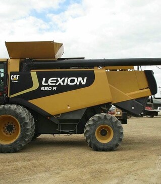 Зерноуборочный комбайн CAT Lexion 580R, 2010 г.в, 2917 м/ч, б/у