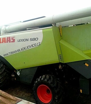 Зерноуборочный комбайн Claas Lexion 580, 2005 г.в, 3000 м/ч, б/у