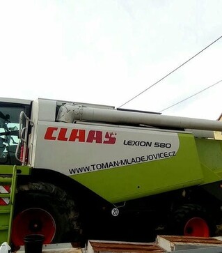Зерноуборочный комбайн Claas Lexion 580, 2005 г.в, 3000 м/ч, б/у