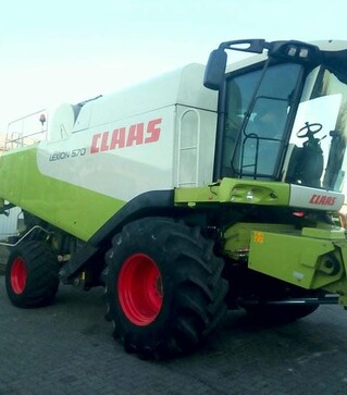 Зерноуборочный комбайн Claas Lexion 570, 2008 г.в, 2790 м/ч, б/у
