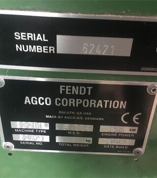 Зернозбиральний комбайн Fendt 8370 P, 2009 р.в, 2116 м/год, б/в