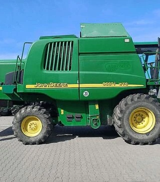 Зерноуборочный комбайн John Deere 9660i WTS, 2005 г.в, 3880 м/ч, б/у