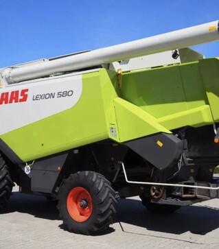 Зерноуборочный комбайн Claas Lexion 580, 2005 г.в, 4267 м/ч, б/у