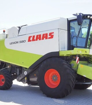 Зерноуборочный комбайн Claas Lexion 580, 2005 г.в, 4267 м/ч, б/у
