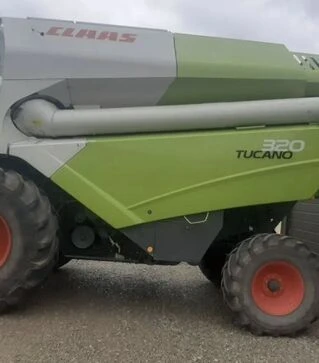 Зерноуборочный комбайн Claas Tucano 320, 2013 г.в, 3200 м/ч, б/у
