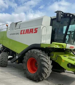 Зерноуборочный комбайн Claas Lexion 570, 2007 г.в, 2880 м/ч, б/у