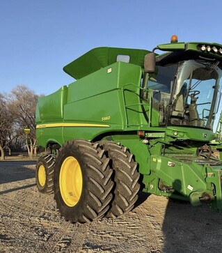 Зерноуборочный комбайн John Deere S660, 2012 г.в, 2589 м/ч, б/у