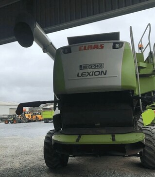 Зерноуборочный комбайн Claas Lexion 580, 2008 г.в, 2932 м/ч, б/у