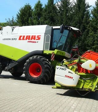 Зернозбиральний комбайн Claas Lexion 570, 2100 м/год, б/в