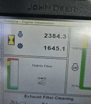 Зерноуборочный комбайн John Deere S680, 2015 г.в, 2384 м/ч, б/у