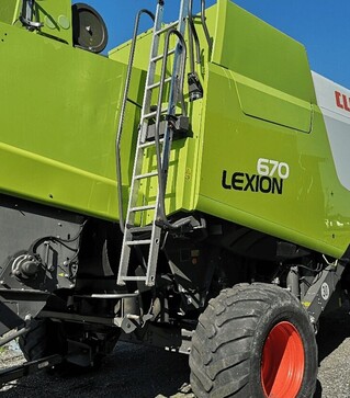 Зернозбиральний комбайн Claas Lexion 670, 5000 м/год, б/в