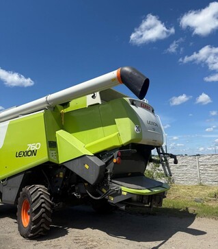 Зерноуборочный комбайн Claas Lexion 760, 2011 г.в, 3267 м/ч, б/у