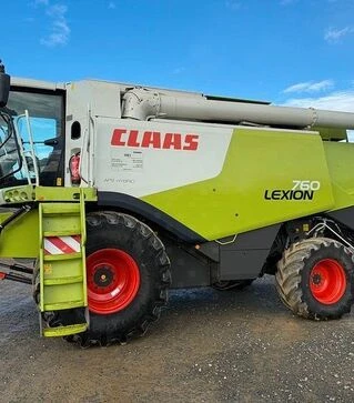 Зерноуборочный комбайн Claas Lexion 760, 2011 г.в, 3522 м/ч, б/у