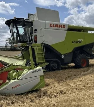 Зернозбиральний комбайн Claas Lexion 750TT APS Hybrid, 2014 р.в, 1962 м/год, б/в