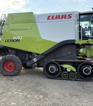 Зернозбиральний комбайн Claas Lexion 670 TT, 2016 р.в, 3010 м/год, б/в