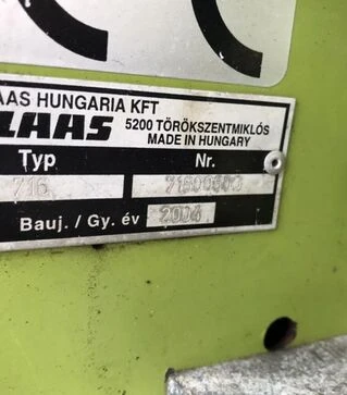 Жниварка зернова CLAAS VARIO 900, 2004 р.в, під Lexion, б/в