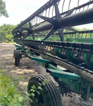 Жатка зерновая John Deere 925F, 2005 г.в., б/у