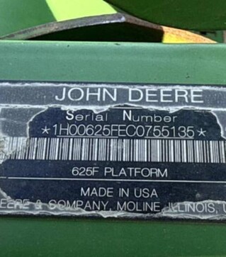 Жатка зерновая John Deere 625F HydraFlex, 2013 г., б/у