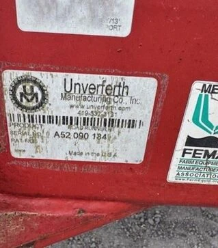 Тележка для жаток UNVERFERTH НТ36, 10,9 м, б/у