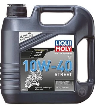 Моторна олива Liqui Moly Motorbike 4T напівсинтетична, 4 л
