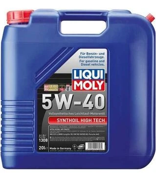 Моторна олива Liqui Moly Synthoil High Tech 5W-40, 20 л