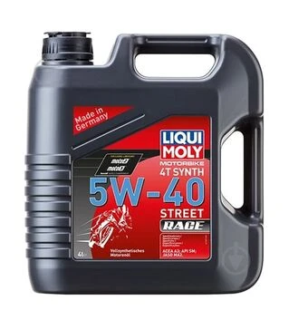 Моторна олива Liqui Moly Motorbike 4T синтетична 5W-40, 4 л
