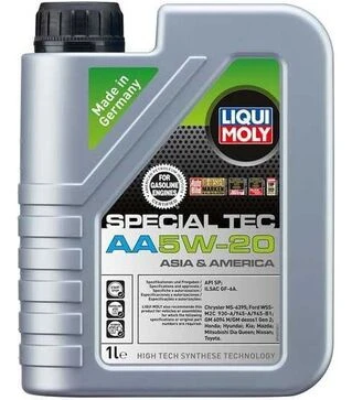 Моторное масло Liqui Moly Special Tec AA 5W-20, 1 л