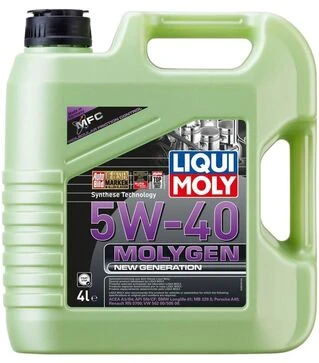 Моторное масло Liqui Moly Molygen New Generation 5W-40, 4 л