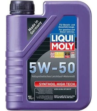 Моторное масло Liqui Moly Synthoil High Tech 5W-50, 1 л