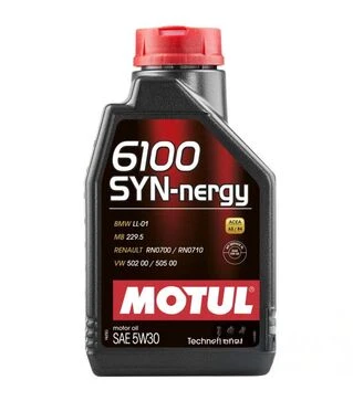 Моторное масло Motul 6100 Syn-Nergy 5W-30, 1 л